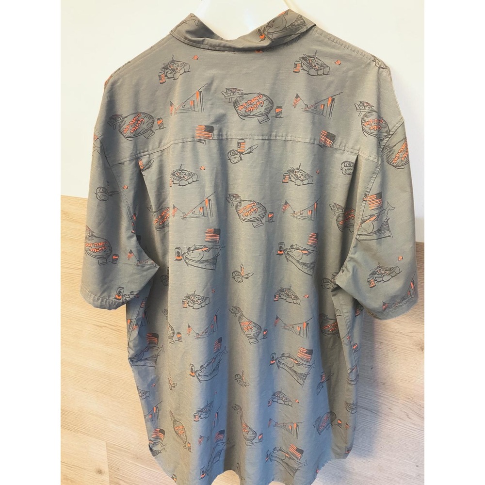 Huk Americooking Kona Performance Mens 2XL Fishing Shirt - Picture 4 of 6
